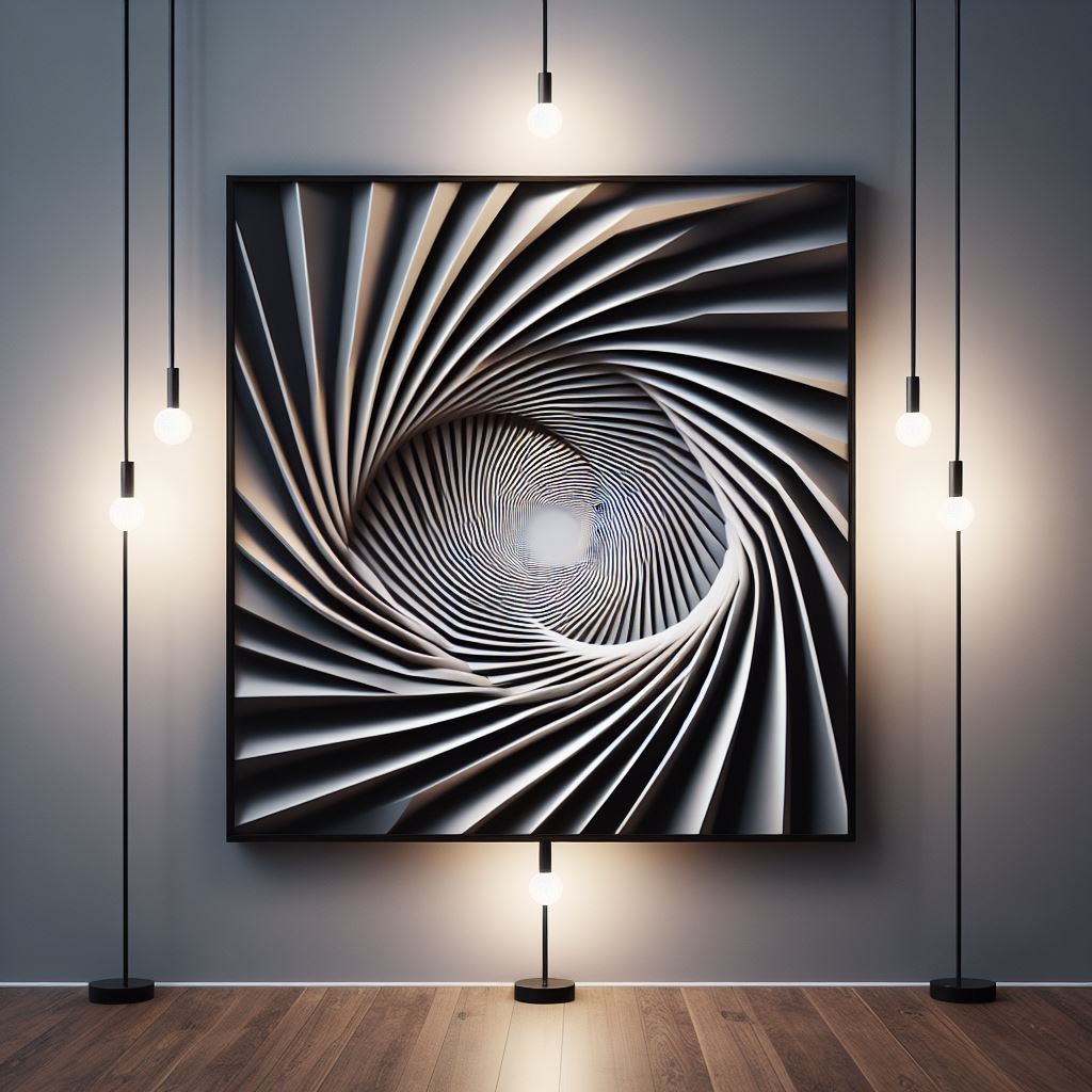 Artistic Satisfaction: The Art of Optical Illusions with Wall Lights