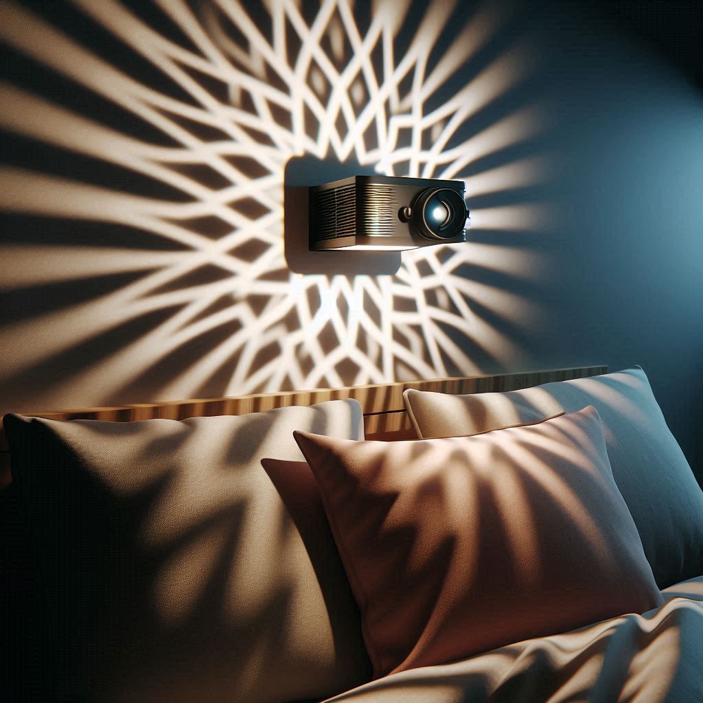 Perfect Projection:  Custom Ambiance with Projector Wall Lights.