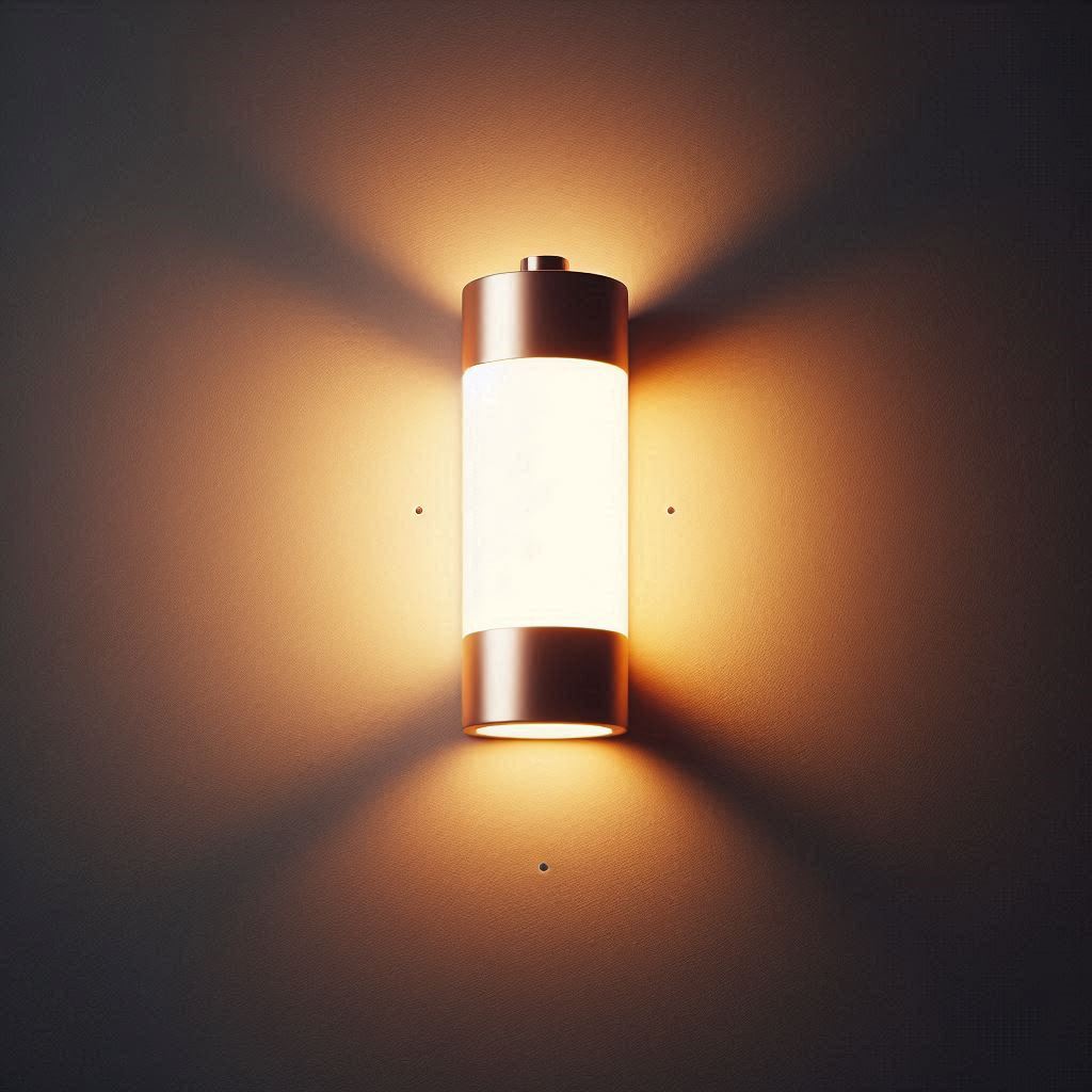 Battery Backed: Illuminate Your Space with Built-in Battery Powered Wall Lights.