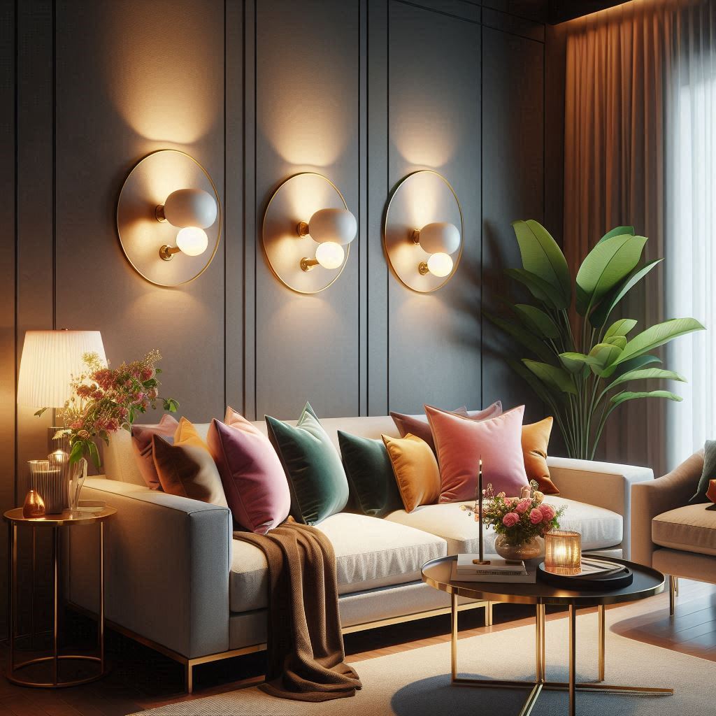 Seated Sensation: Wall Light Designs for Harmonious Seating Spaces.