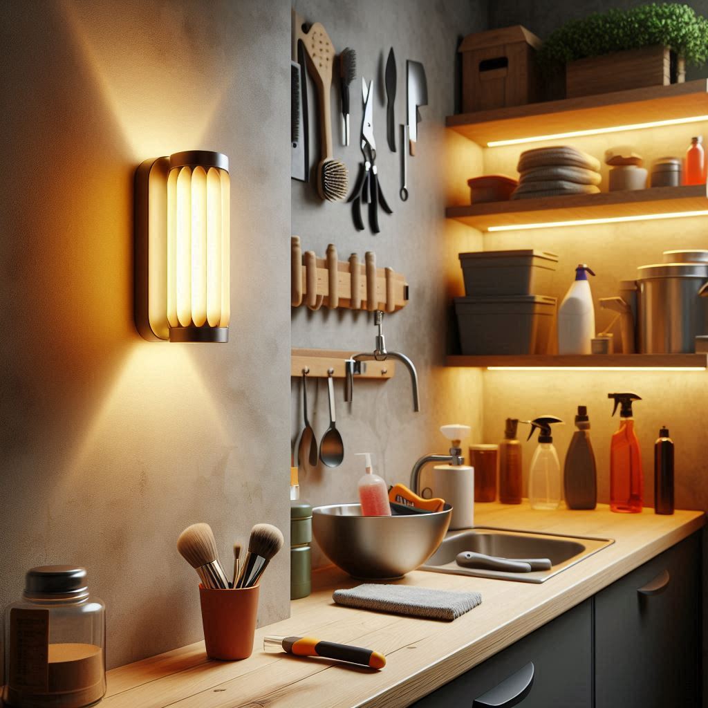 Utopian Utility: Wall Lights That Elevate Utility Rooms.